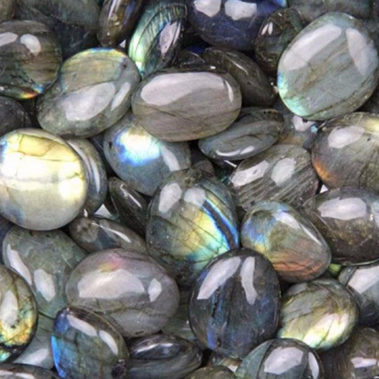 labradorite polie pierre fine minerale