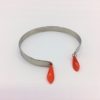 Bracelet jonc à breloques flèche orange