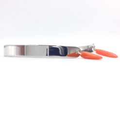 Bracelet jonc argent flèche orange