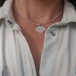collier nuage filé à la flamme