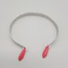 bracelet jonc argent flèche rouge